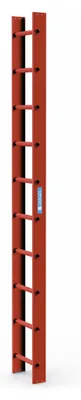 Produktbild von Zarges Dachleiter 10 Sprossen ziegelrot