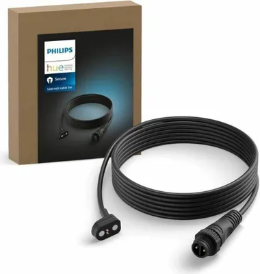 Immagine prodotto di Philips Hue Outdoor Charging Cable - CSA-2DA - 5 m - 24 V - Black