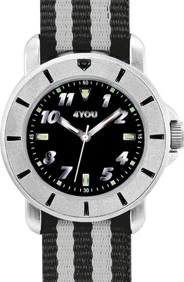 Produktbild von 4YOU Uni Uhr Armbanduhr Analog Quarz Nylon 250002000