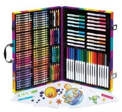 Obrázok produktu pre Sada na maľovanie – CRAYOLA – Kreatívna sada – 140 kusov – Vhodné od 4 rokov