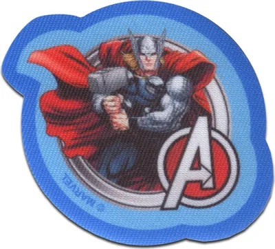 Obrázok produktu pre Marvel © Avengers Thor Comic 2 - nášivka, nažehľovacia, nášivky, nášivky, veľkosť: 6,6 x 5,8 cm