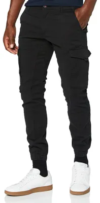Immagine prodotto di Pantaloni cargo in cotone Jack & Jones monocolore