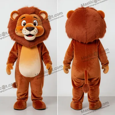 Produktbild von Rostfarbener MASTICOT freundlicher Löwen-Maskottchen