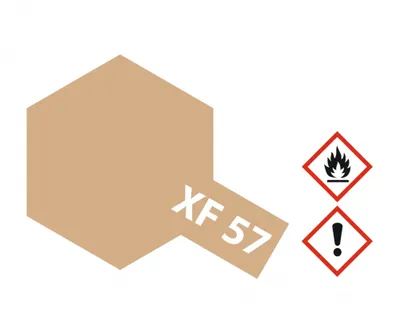 Produktbild von Tamiya Farbe XF-57 Buff (Gelb-Braun) matt 10ml