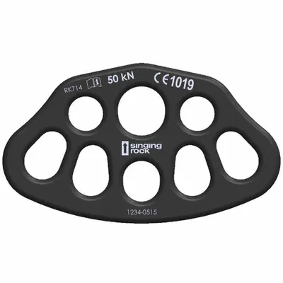Immagine prodotto di Singing Rock Rigging Plate 3/5 nero opaco Taglia unica