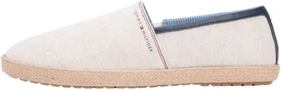 Produktbild von Tommy Hilfiger Herren Espadrilles Chambray aus Leinen, Weiß (Ecru), 43