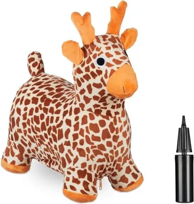 Produktbild von Hüpftier Giraffe mit Mütze