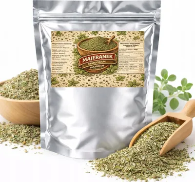 Immagine prodotto di Marjoram essiccato - 100% naturale Premium, aroma fresco per piatti 500 g