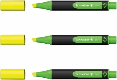 Produktbild von Textmarker Link-it - 3er-Set gelb