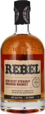 Immagine prodotto di Rebel Yell Kentucky Straight Bourbon Whiskey 40,00 % 0,70 litri