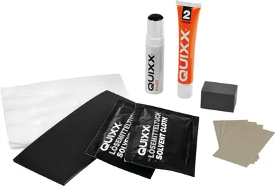 Produktbild von Quixx, Steinschlag Reparatur-Set, Farbe:Schwarz