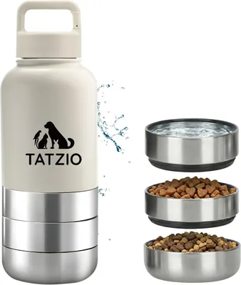 Produktbild von Reise trinkflasche 1000 ml, 4-in-1, Edelstahl, ausfallsicher, für unterwegs