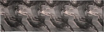 Produktbild von Tischläufer - Anthratit - 40 x 140 cm - Marmoroptik