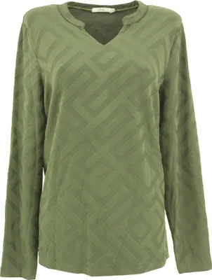 Produktbild von 30942 Cecil, , Damen Pullover, Feinstrick, olive, S