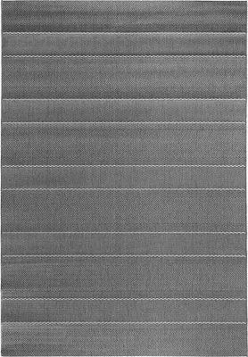 Produktbild von In & Outdoor Flachgewebe Teppich Fürth grau, Größe:120x170 cm
