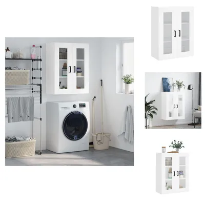 Obrázok produktu pre vidaXL Nástenná skrinka biela 69,5x34x90 cm - Príborníky