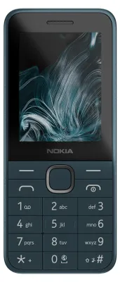 Image de HMD Nokia 225 (2024), Portrait, Double SIM, 6.1 cm (2.4"), 0.3 MP, 1450 mAh, Bleu foncé