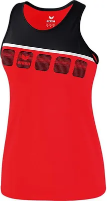 Produktbild von erima 5-C Tanktop 164 rot/schwarz/weiß