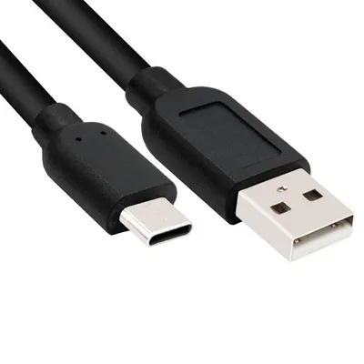 Produktbild von LogiLink CUB1301, 1 m, USB A, USB C, USB 2.0, 0,48 Gbit/s, Schwarz