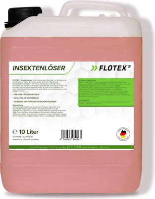 Produktbild von Flotex Insektenlöser, 10L Insektenreiniger Insektenentferner