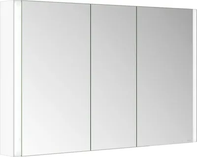 Image de KEUCO SOMARIS armoire de toilette murale 3 portes, avec miroir chauffant, 1200mm, 14504513101