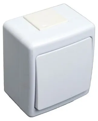 Produktbild von BETA Einpoliger hermetischer Schalter, weiß, IP44 /D.3110W/