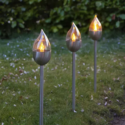 Produktbild von Solar Windlicht Stecker 3St