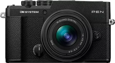 Zdjęcie produktu dla OM SYSTEM PEN Noir + obiektyw 14-42mm f/3.5-5.6 III
