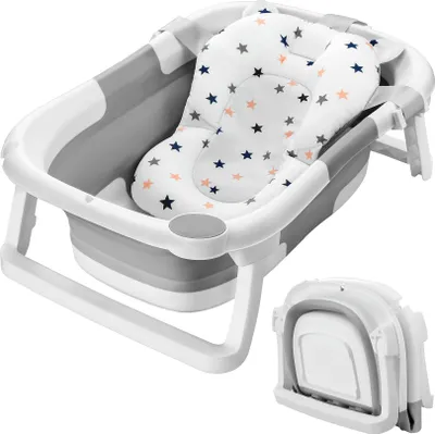 Produktbild von YOLEO Babybadewanne Klappbare Badewanne, Silikonbadewanne, für 0-2 Jahre
