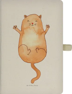Produktbild von Mr. & Mrs. Panda notizbuch Katze Umarmen - Transparent - Geschenk, Tagebuch, Journal, Cat, Kladde, Katzen, Kater, Cats, Notizheft A5, DIN