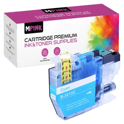 A product shot of a printer ink cartridge and its packaging.
