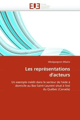 Produktbild von Les représentations d''acteurs