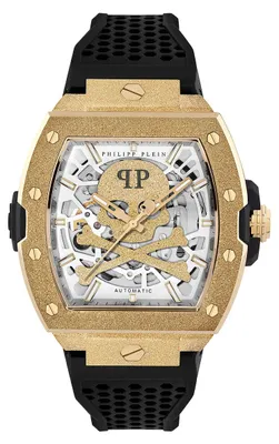 Obrázok produktu pre Philipp Plein - PWJFA1025 - Náramkové hodinky - Pánske - Automatické - The $keleton Frosted