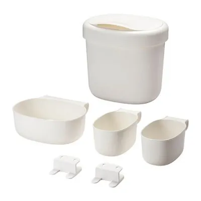 Produktbild von 4 pcs Wickeltisch Organizer,Küchenschrank Tür Hängende Abfallbehälter