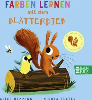 Image de Farben lernen mit dem Blätterdieb