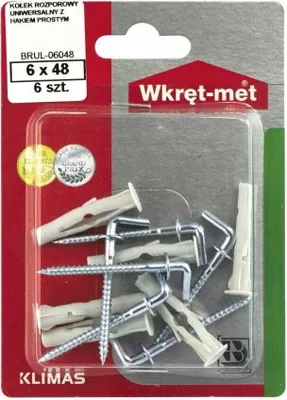 Produktbild von Universalstifte mit geradem Haken 6,0x35mm 6St.