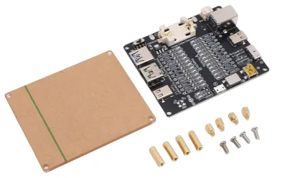 USB-Kabeltester mit 24 LED-Indikatoren, für Typ C/Micro/Mini B