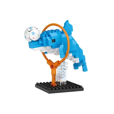 Produktbild von Delfin Mini-Klemmbausteine Diamond Blocks Bausatz, 150 Teile, Modellnummer 8607