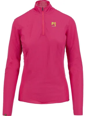 Produktbild von Karpos Damen Sportunterwäsche Alagna Half Zip Light Fleece Pink L