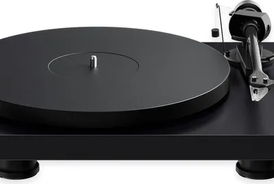 Image de Pro-Ject Debut Evo 2, platine vinyle audiophile, noir satiné