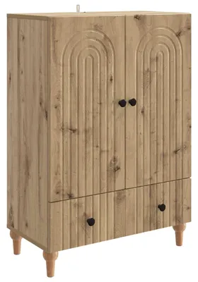 Image de Buffet vidaXL en chêne Artisan 66 x 34,5 x 95 cm, aggloméré