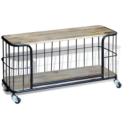 Produktbild von TV-Schrank Massivholz Mango 100x40x45 cm