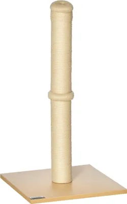 Produktbild von PawHut Kratzsäule Kratzbaum Kratzstamm mit Ball 60 cm Spanplatte Sisal