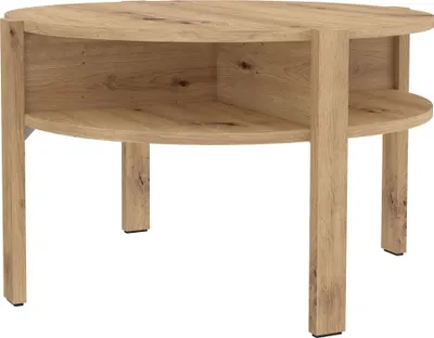 Immagine prodotto di Tavolino da salotto >Topiros< in rovere Artisan - 74,4x45,5x74,4 cm (LxAxP)