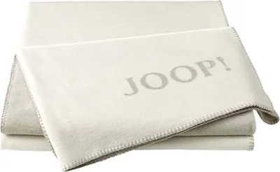 Immagine prodotto di JOOP! plaid / coperta tinta unita doubleface ecru piuma 150 x 200 cm