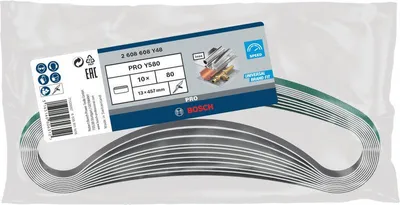 Produktbild von PRO Y580 Schleifband, 13 x 457 mm, 80, 10-tlg.