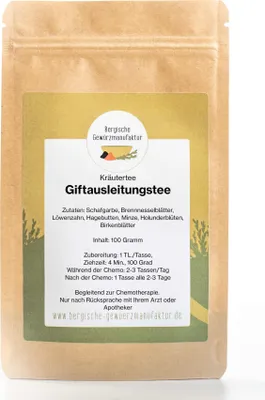 Produktbild von Giftausleitungstee - Kräutertee zur Begleitung einer Chemotherapie