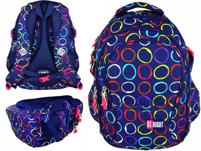 Produktbild von St.Right HOOPS1 Schulrucksack 4 Fächer A4