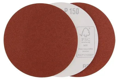 Produktbild von Klett-Schleifpapier 125 / 150 3 Stk. / 1 Stück Verpackung