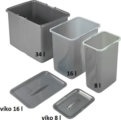 Obrázek produktu pro Sinks víko koše 8 l